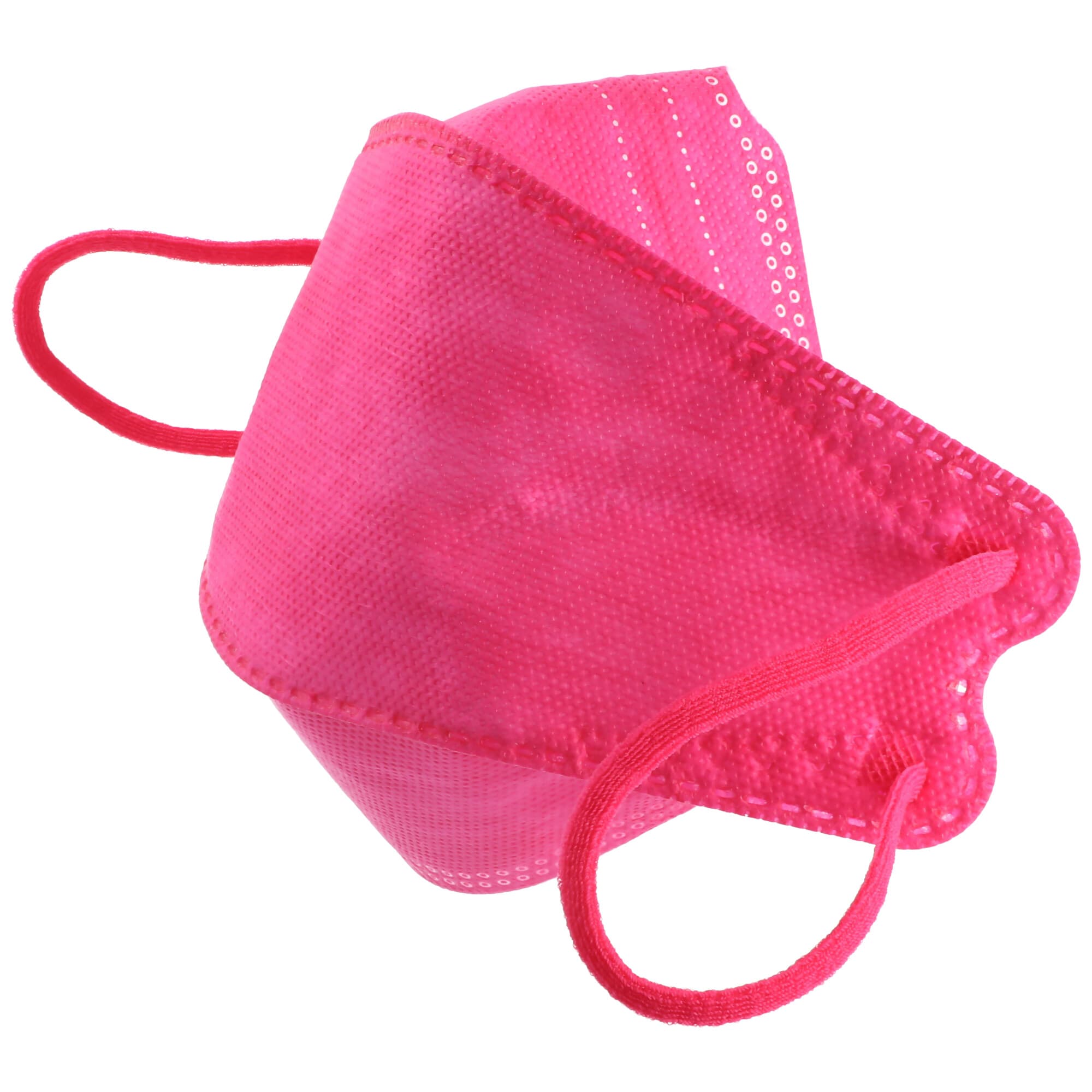 10 pièces Masque FFP2 rose, certifié selon DIN EN149:2001+A1:2009, demi-masque filtrant les particules, masque de protection FFP2