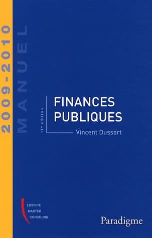 Finances publiques - Vincent Dussart