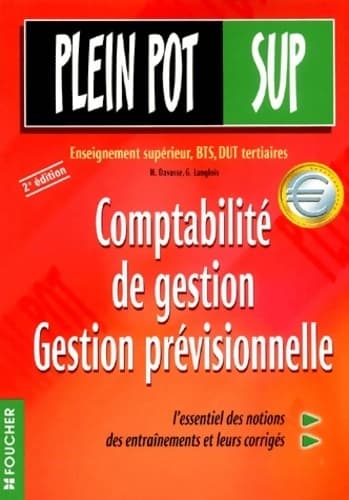 Comptabilité de gestion prévisionnelle BTS - Henri Davasse