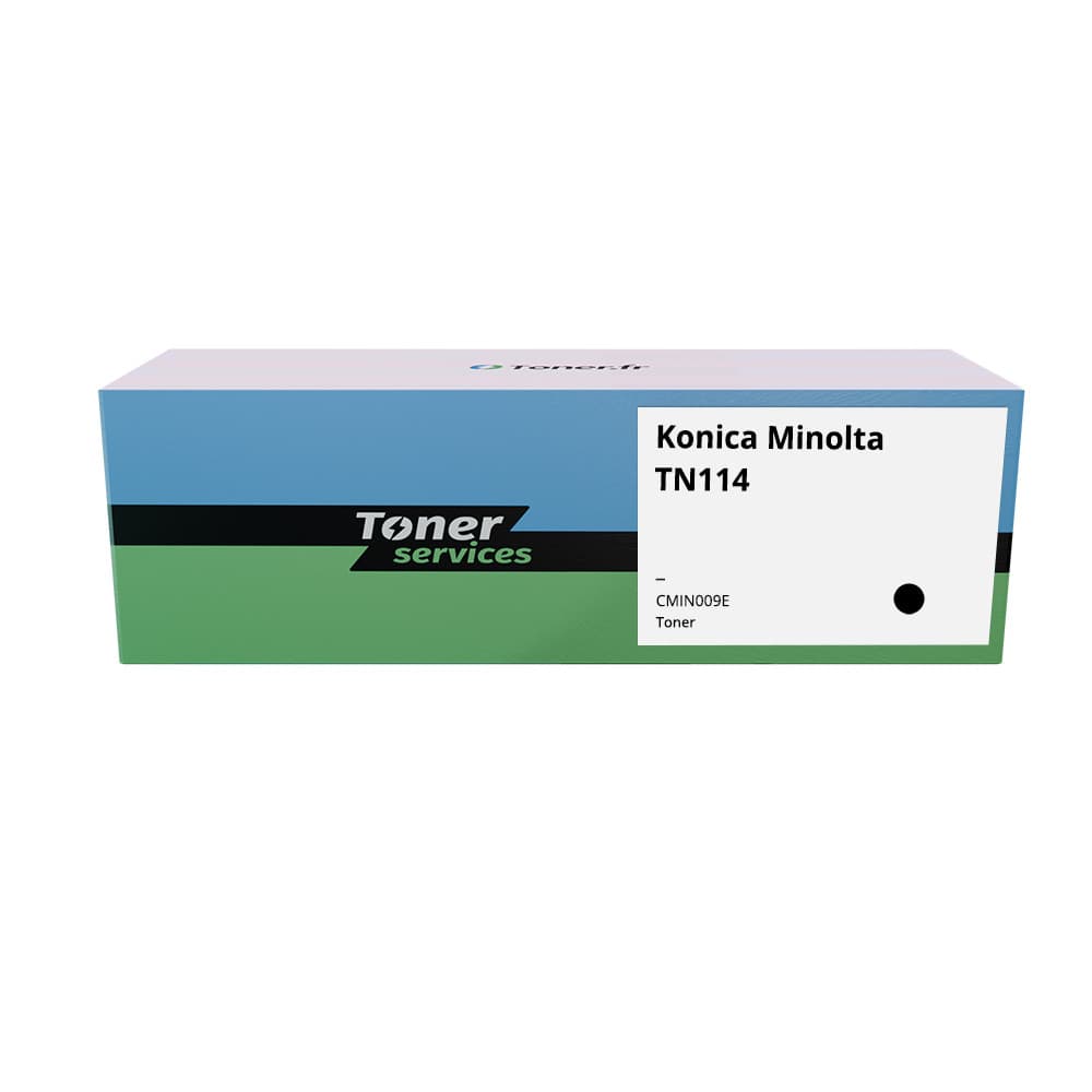 Pack de 2 toners compatible Konica Minolta TN114 Noir