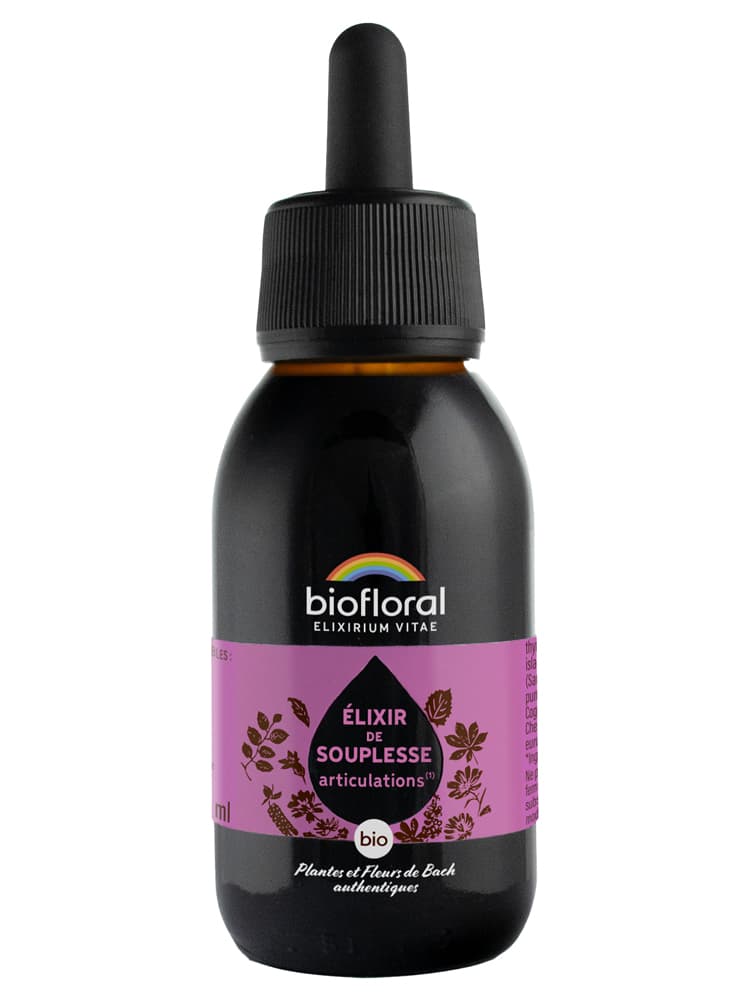 Biofloral Élixir de Souplesse Articulations Compte Gouttes Bio 100 ml
