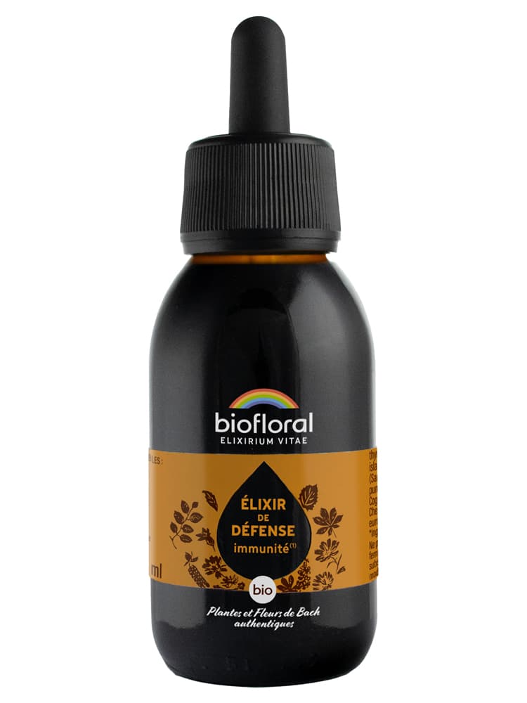 Biofloral Élixir de Défense Immunité Compte Gouttes Bio 100 ml