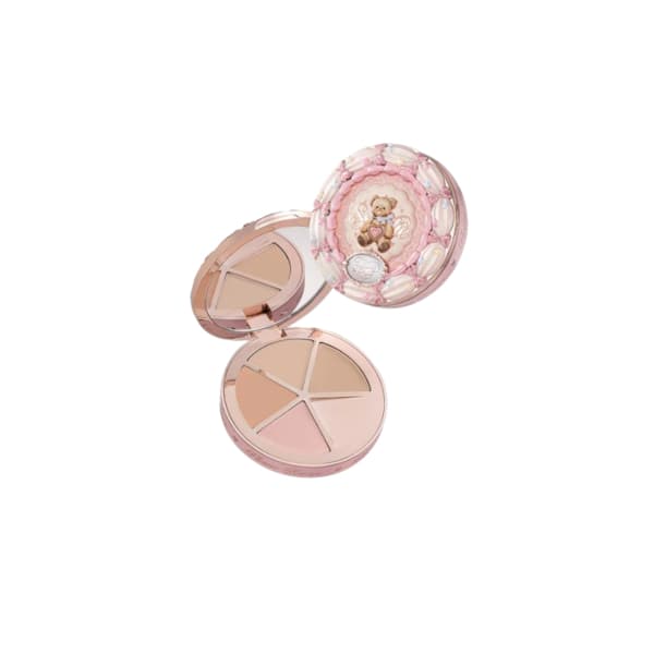 FlowerKnows - La palette de correcteurs 4 couleurs Sweetie Bear - 6.4g - 01 Strawberry Chocolate