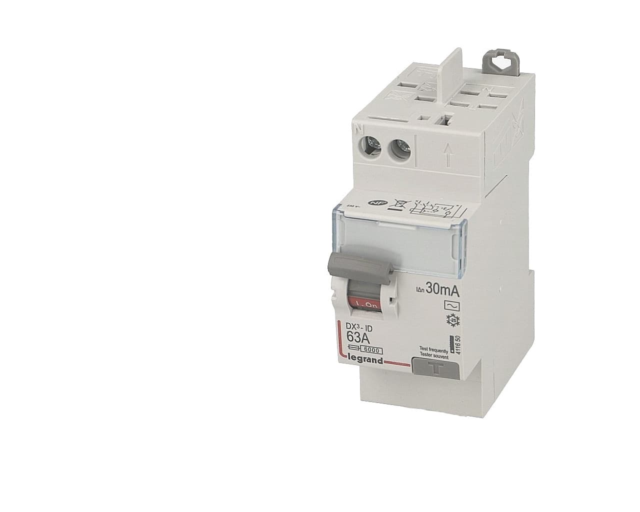Interrupteur différentiel 2P 40A 30mA Type AC Legrand DX³