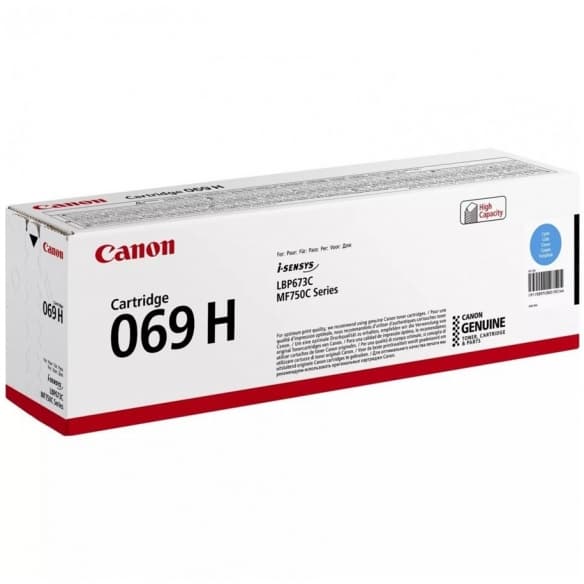 Canon 069H - à rendement élevé - cyan - original - cartouche de toner - 5500 pages - 5097C002